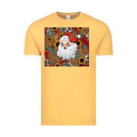 Vintage Mustard western santa claus Vintage Tee - Jasminsmagicworld