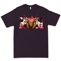 Plum Highland Cow Mom Premium Tee - Bettercallsaul
