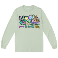 Matcha Peace love Easter Day Long Sleeve Tee - CowGirlArtShop