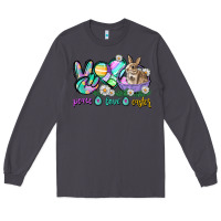 Smoke Peace love Easter Day Long Sleeve Tee - CowGirlArtShop