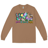 Toasted Coconut Peace love Easter Day Long Sleeve Tee - CowGirlArtShop