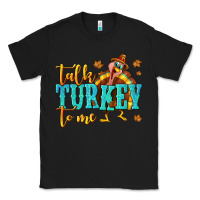 Black Talk Turkey To Me Classic Tee - texasbilliewilder