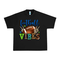 Black Football vibes green and blue Urban Heavy Tee - HowdyJamesFarm