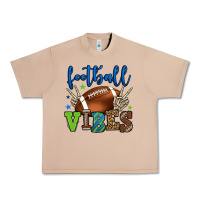 Burro Football vibes green and blue Urban Heavy Tee - HowdyJamesFarm