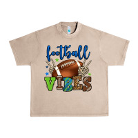 French Oak Football vibes green and blue Urban Heavy Tee - HowdyJamesFarm
