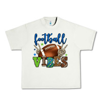 Pistachio Football vibes green and blue Urban Heavy Tee - HowdyJamesFarm