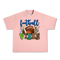 Salmon Football vibes green and blue Urban Heavy Tee - HowdyJamesFarm