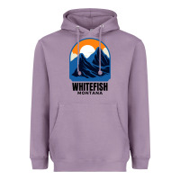 Lavender Whitefish MT Heavyweight Hoodie - minhPixels