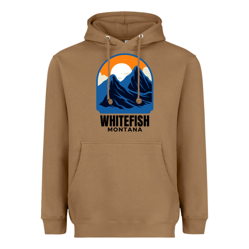 Whitefish Mt Heavyweight Hoodie by minhPixels | Teevron