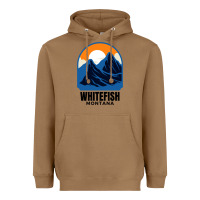 Toasted Coconut Whitefish MT Heavyweight Hoodie - minhPixels