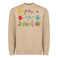 Mushroom It's Okay To Be Different Heavyweight Sweatshirt - CowhideDigitalArt
