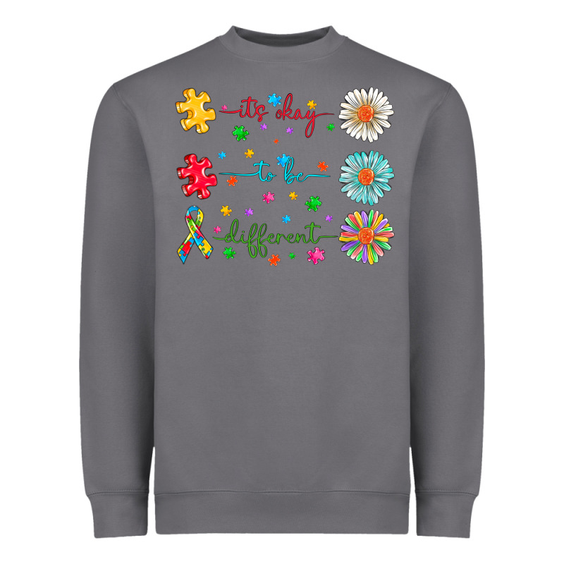 It's Okay To Be Different Heavyweight Sweatshirt by CowhideDigitalArt | Teevron