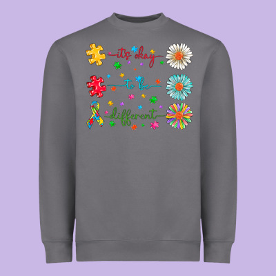 It's Okay To Be Different Heavyweight Sweatshirt Designed By Cowhidedigitalart
