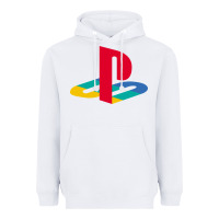 White play station Heavyweight Hoodie - minhPixels