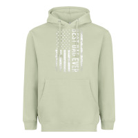 Matcha Father's Day Best Dad Ever American Flag Heavyweight Hoodie - minhPixels