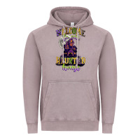 Vintage Zinc welcome to our haunted house Vintage Hoodie - CowGirlArtShop