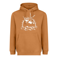 Meerkat Captain Jack Sparrow Tattoo WHITE Heavyweight Hoodie - minhPixels