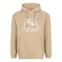 Mushroom Captain Jack Sparrow Tattoo WHITE Heavyweight Hoodie - minhPixels