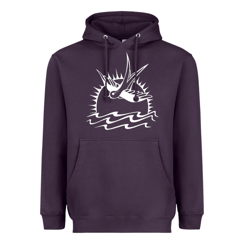 Captain Jack Sparrow Tattoo White Heavyweight Hoodie by minhPixels | Teevron