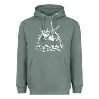 Sage Captain Jack Sparrow Tattoo WHITE Heavyweight Hoodie - minhPixels
