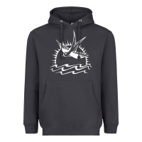 Smoke Captain Jack Sparrow Tattoo WHITE Heavyweight Hoodie - minhPixels