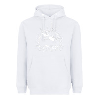 White Captain Jack Sparrow Tattoo WHITE Heavyweight Hoodie - minhPixels