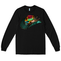 Black aztec sunflower cowboy hat Long Sleeve Tee - Jasminsmagicworld