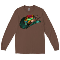 Chestnut aztec sunflower cowboy hat Long Sleeve Tee - Jasminsmagicworld