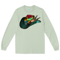 Matcha aztec sunflower cowboy hat Long Sleeve Tee - Jasminsmagicworld