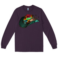 Plum aztec sunflower cowboy hat Long Sleeve Tee - Jasminsmagicworld