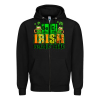 Black Beer Irish Periodic table St. Patrick's Zipper Hoodie - LillyAllenDesigns
