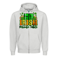 Dove Grey Beer Irish Periodic table St. Patrick's Zipper Hoodie - LillyAllenDesigns