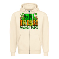 Sandshell Beer Irish Periodic table St. Patrick's Zipper Hoodie - LillyAllenDesigns
