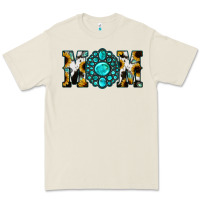 Bone Sunflower Turquoise Gemstone Cowhide Mom Premium Tee - Bettercallsaul