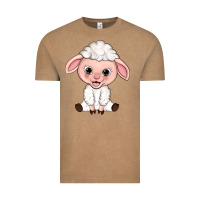 Vintage Coffee Cartoon Lamb Vintage Tee - HowdyJamesFarm
