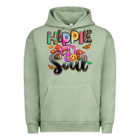 Pigment Oil Green hippie soul Urban Hoodie - AdoDesignShop
