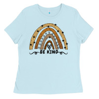 Baby Blue Be Kind Rainbow Ladies Tee - Bettercallsaul