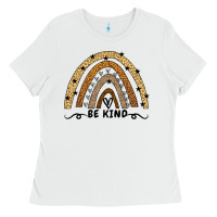 White Be Kind Rainbow Ladies Tee - Bettercallsaul