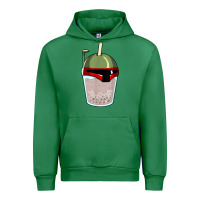 Emerald bubble fett boba tea funny sci fi pun pearl milk tea gift t shirt Urban Hoodie - minhPixels
