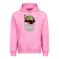 Fuchsia Pink bubble fett boba tea funny sci fi pun pearl milk tea gift t shirt Urban Hoodie - minhPixels
