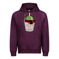 Mauve Wine bubble fett boba tea funny sci fi pun pearl milk tea gift t shirt Urban Hoodie - minhPixels