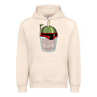 Sandshell bubble fett boba tea funny sci fi pun pearl milk tea gift t shirt Urban Hoodie - minhPixels
