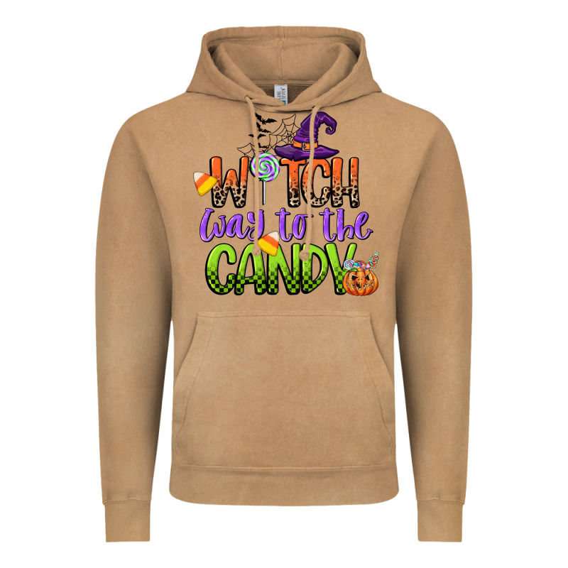 Witch Way To The Candy Vintage Hoodie by CowGirlArtShop | Teevron
