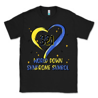 Black world down syndrome symbol Classic Tee - Artiststas