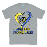 Heather Grey world down syndrome symbol Classic Tee - Artiststas
