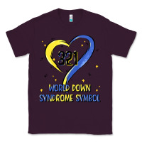Plum world down syndrome symbol Classic Tee - Artiststas