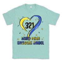 Seafoam world down syndrome symbol Classic Tee - Artiststas