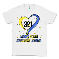 White world down syndrome symbol Classic Tee - Artiststas