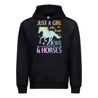 Jesus And Horses, Horse Gifts For Girls, Women Urban Hoodie | Teevron