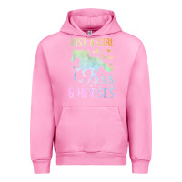 Fuchsia Pink Jesus And Horses, Horse Gifts For Girls, Women Urban Hoodie - minhPixels